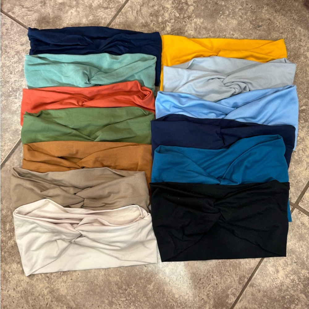 Assorted Color Knotted Headbands